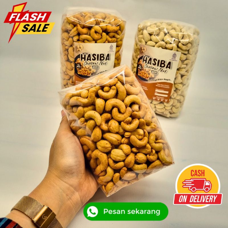 

Kacang Mete Wonogiri Matang 1 Kg Hasiba Chasew Nut