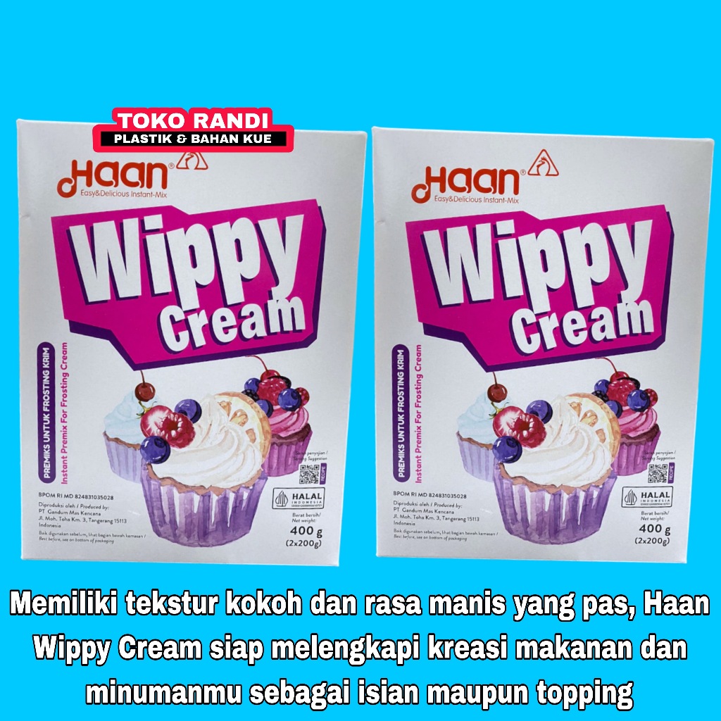 

Haan Wippy Cream 400gr New
