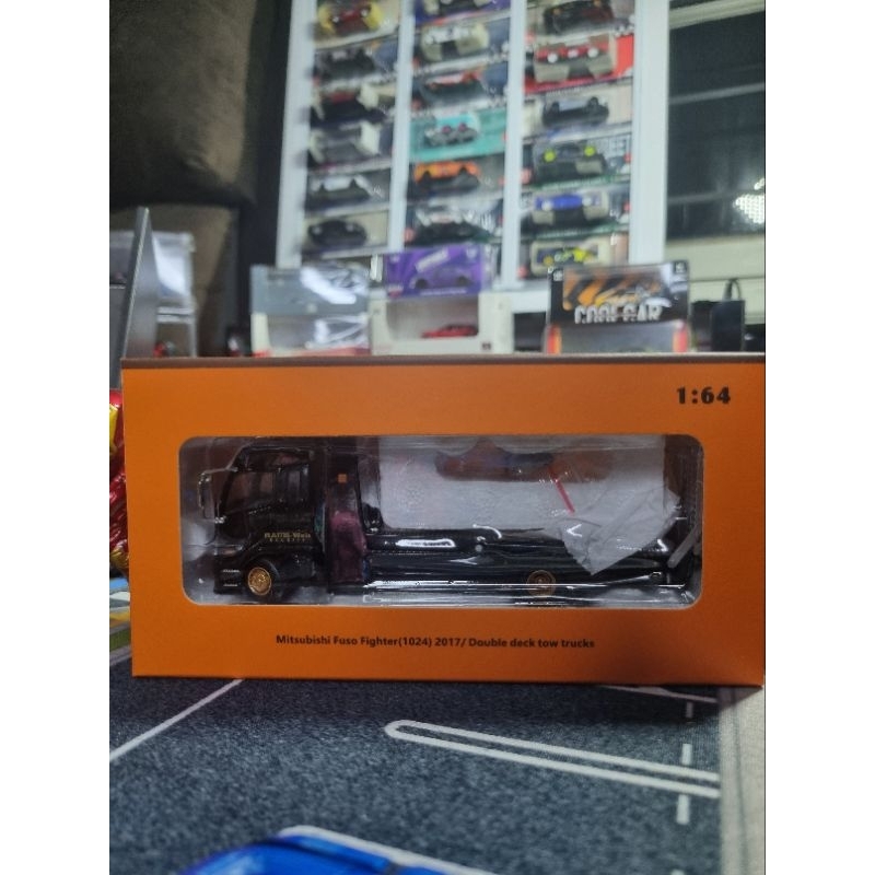GCD MODEL 64 FUSO FIGHTER RWB DOUBLE DECK TOW TRUCKS