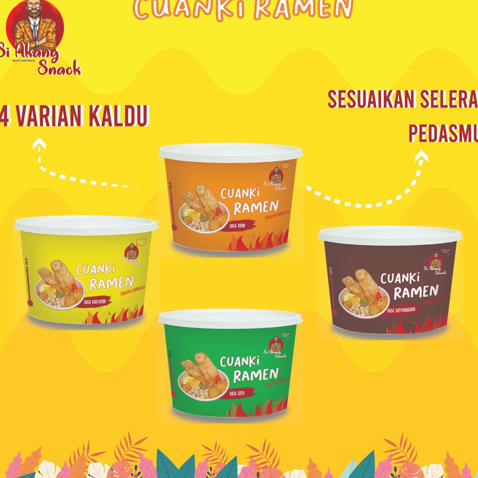 

PALING AMPUH CUANKI RAMEN INSTAN BY SI AKANG SNACK LAKOCA KYLAFOOD SEHOT GEPREK MANTAP JIWA BAPPER ENTIN RAOS