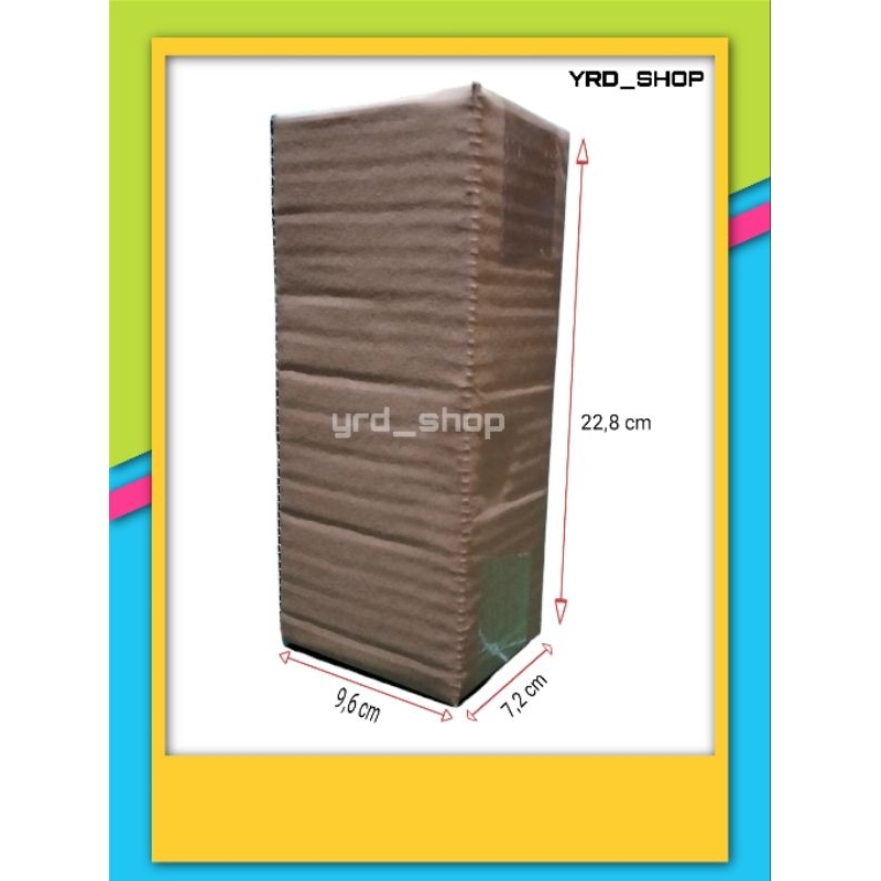 

COD 10 PCS - KARDUS BOX KARTON PACKING 9.6 × 7.2 × 22.8