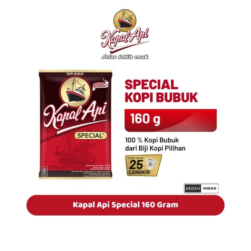 

Kapal Api Special Merah 160 Gram