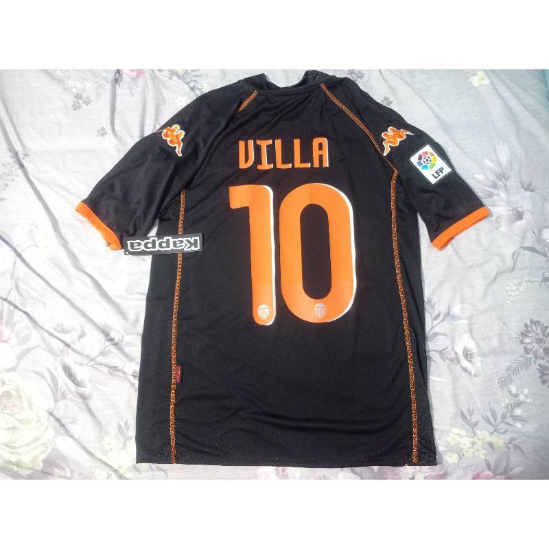 Vintage Jersey Valencia 2009-2010 Away 10 David Villa (BNWT)