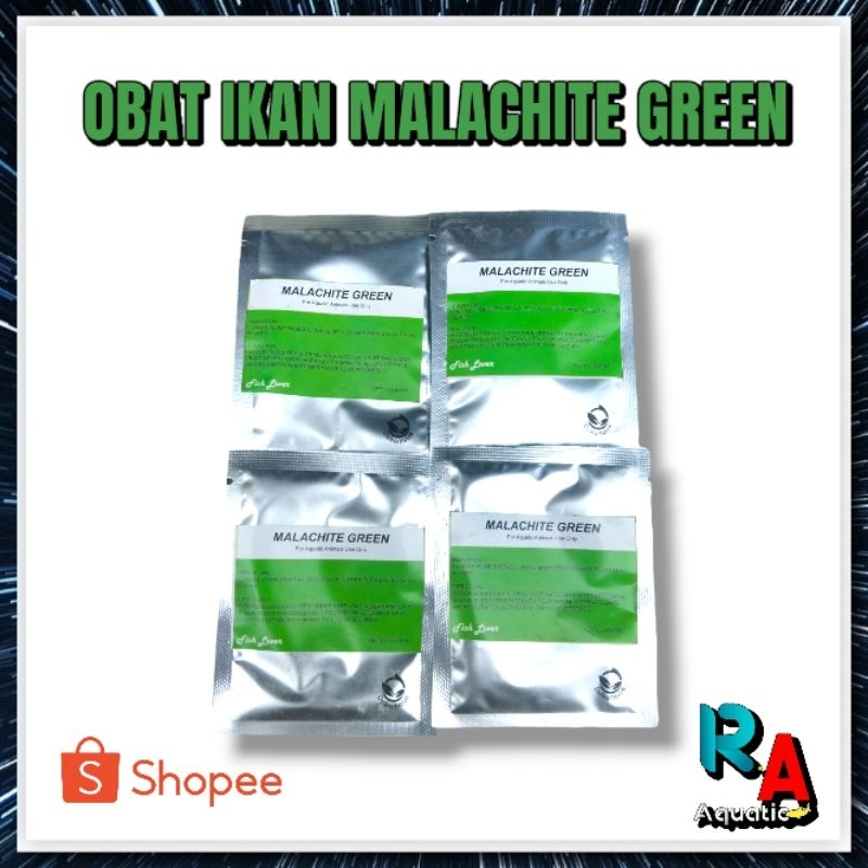 Obat Jamur Ikan Original Ampuh MALACHITE GREEN 5gr Berkualitas