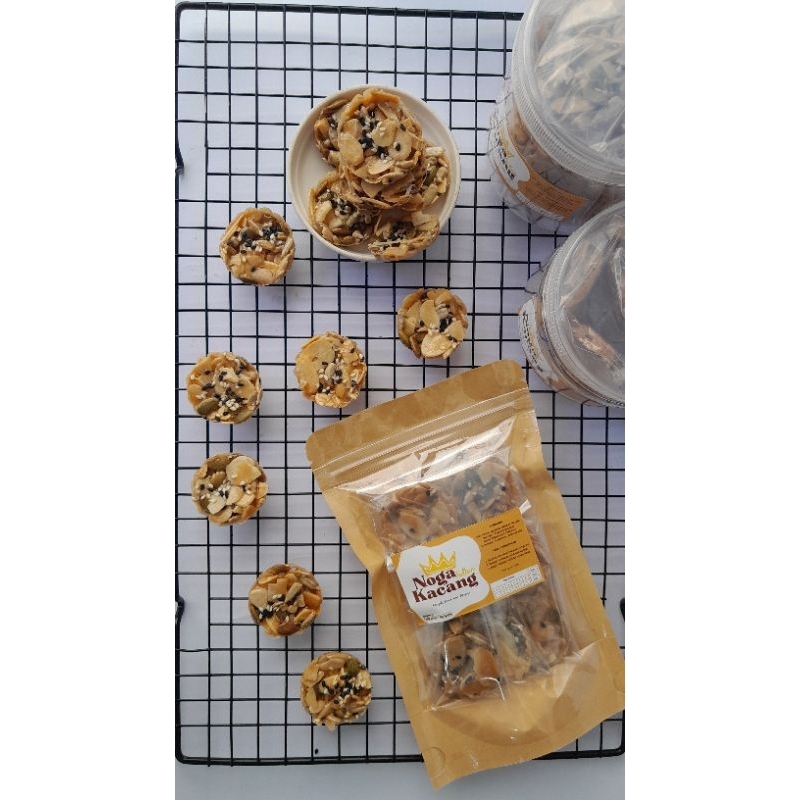 Lupiskeju [Pouch] Florentine Cookies/ Noga Kacang Sultan/Kue Kacang Almond/Noga Kacang/Almond