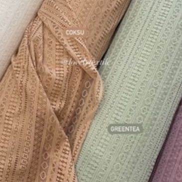 Terlaku Kain Brokat Meteran  Kain Brukat Motif Salur Raya