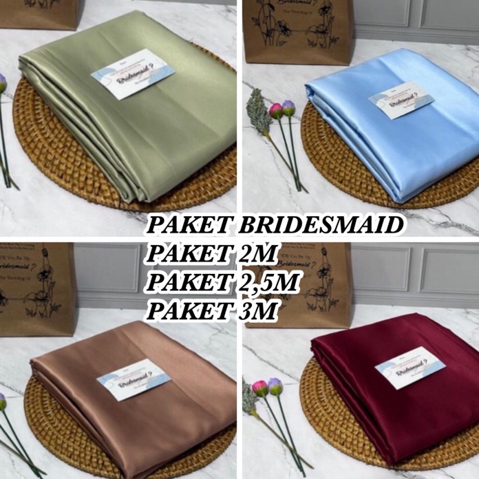 1111 TERMURAH Paket Seragam BridesmaidBahan Seragaman BridesmaidBridesmaid