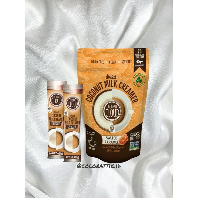 

COCONUT CLOUD : DAIRY FREE COFFEE CREAMER SALTED CARAMEL STICKS - USA