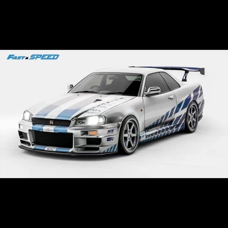 Fast Speed 1/64 diecast Z Tune Nissan Skyline GTR R34