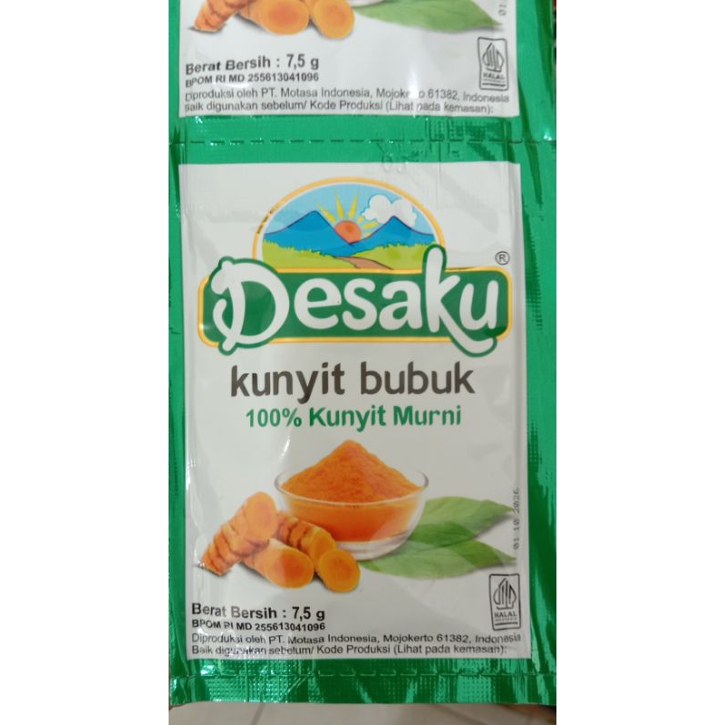 

Desaku kunyit bubuk