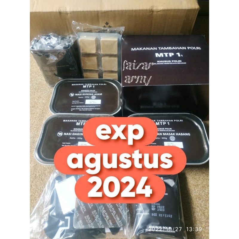 

MTP POLRI 1PAKET TIPE 1.RANSUM POLRI.MAKANAN SURVIVAL POLRI.RANSUM MTP POLRI