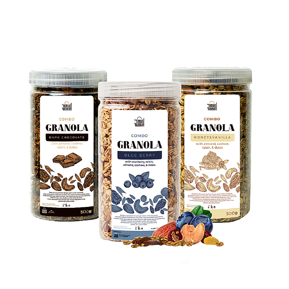 

Granola Timur Tengah 500 Gram Sereal Oat Makanan Sehat Original