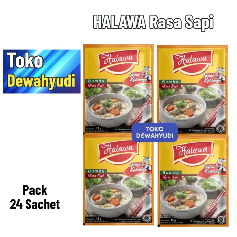 

Halawa Rasa Sapi per Pack ( 24 Sachet )