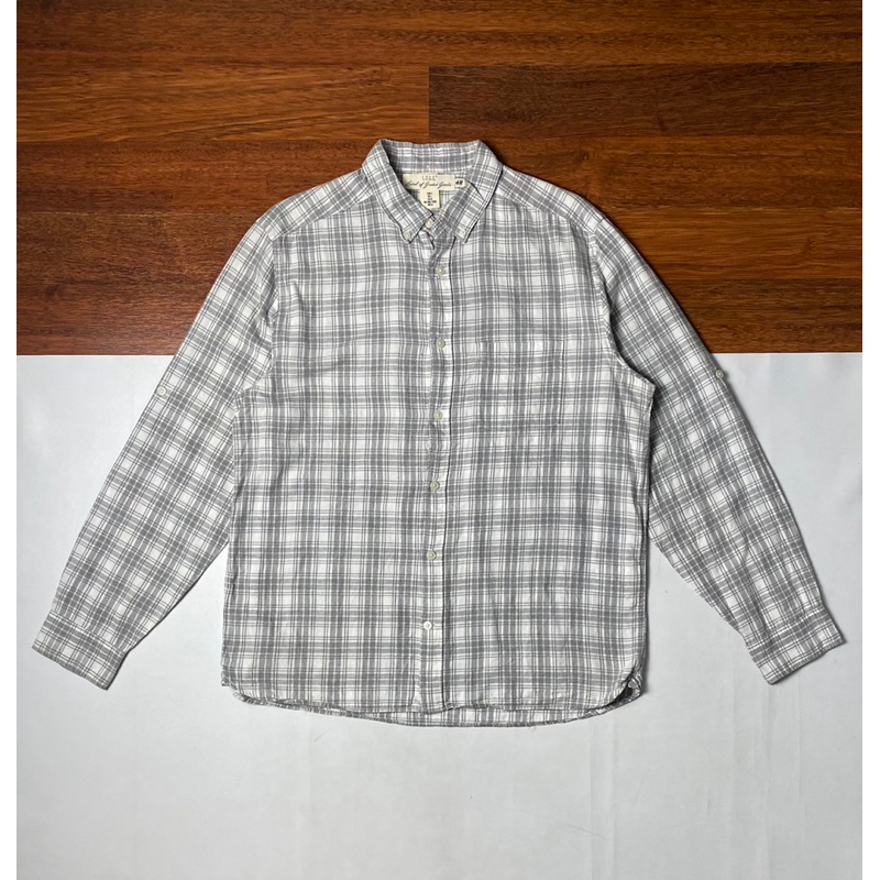 Kemeja Pria Flanel Uniqlo
