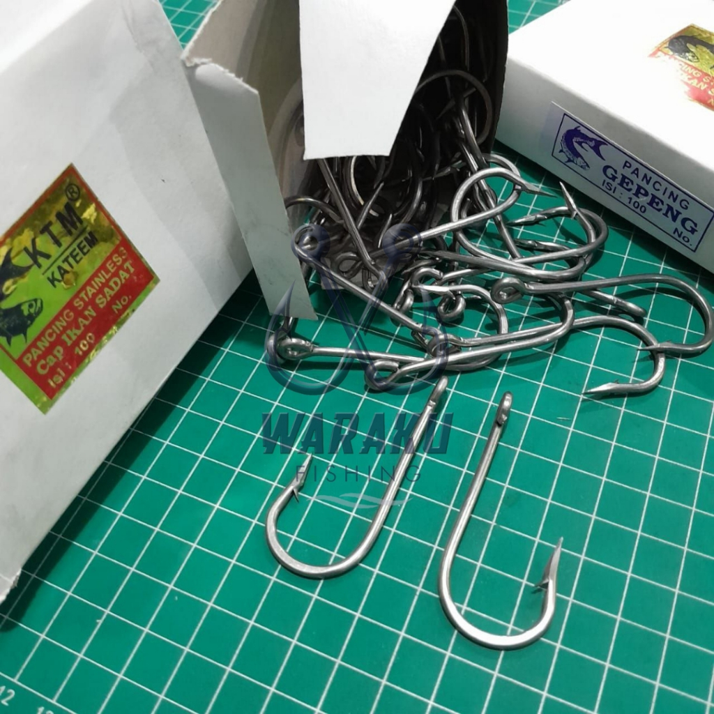 ECERAN Kail Stainless / Kail Nelayan Anti Karat 2335 KTM Kateem Cap Ikan Sadat