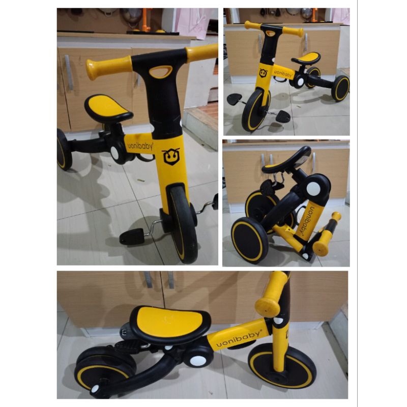 Sepeda 3in1 merk Uonibaby