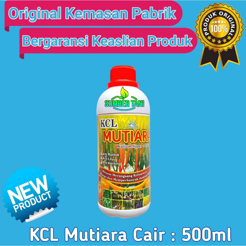 KCL Mutiara Kalium Super + ZPT 500ml | Anti Rontok | Anti Keriting |  Pembesar Buah