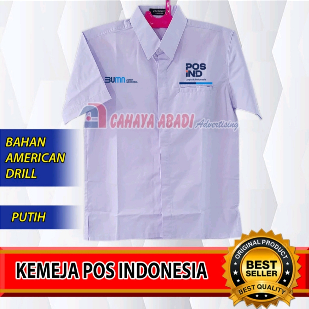 Kemeja BUMN Pos Indonesia Seragam BUMN Pos Indonesia Baju BUMN Pos Indonesia Terbaru
