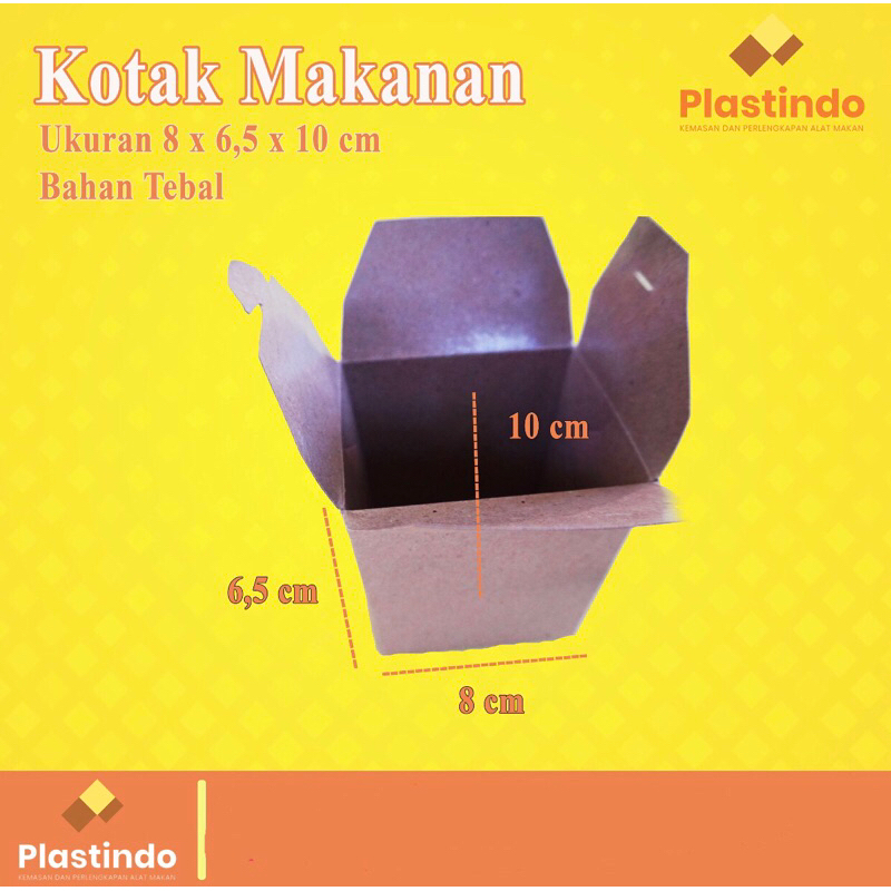 Food Grade Rice Box 750 ML ISI 10 PCS | Food Pail 26 oz | Food Pail M | Rice Box | Kotak Makan | Bro