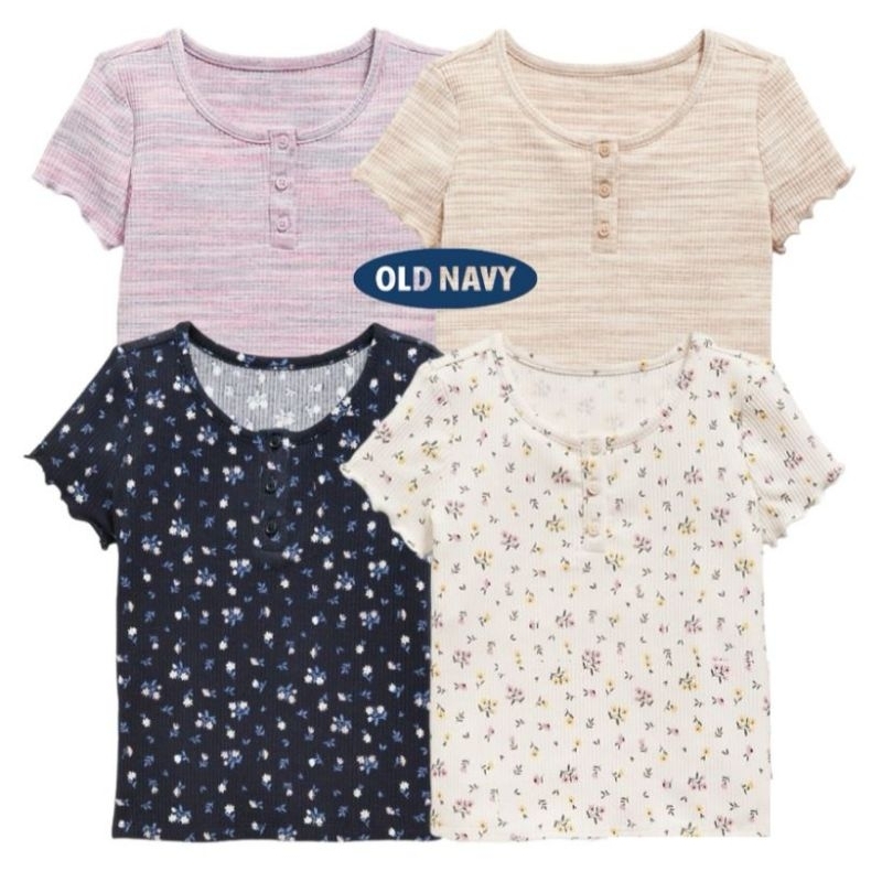 Atasan Rib Anak Perempuan, Rib Knit Oldnavy Toddler