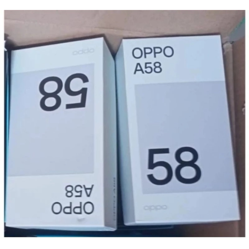 

dus atau kotak untuk oppo A58 hanya dus saja