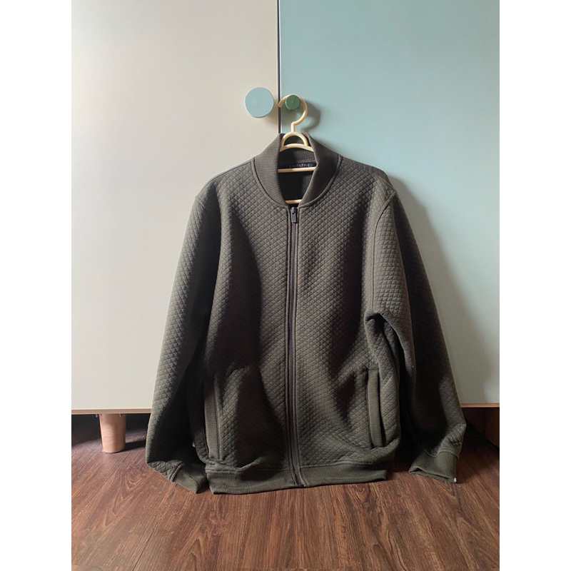 The Executive Bomber Jacket Army Preloved (Jaket Pria)