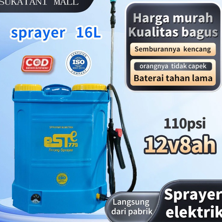 Larismanis SPRAYER ELEKTRIK ESTE77916 LITER Alat Semprot Tanaman Pertanian