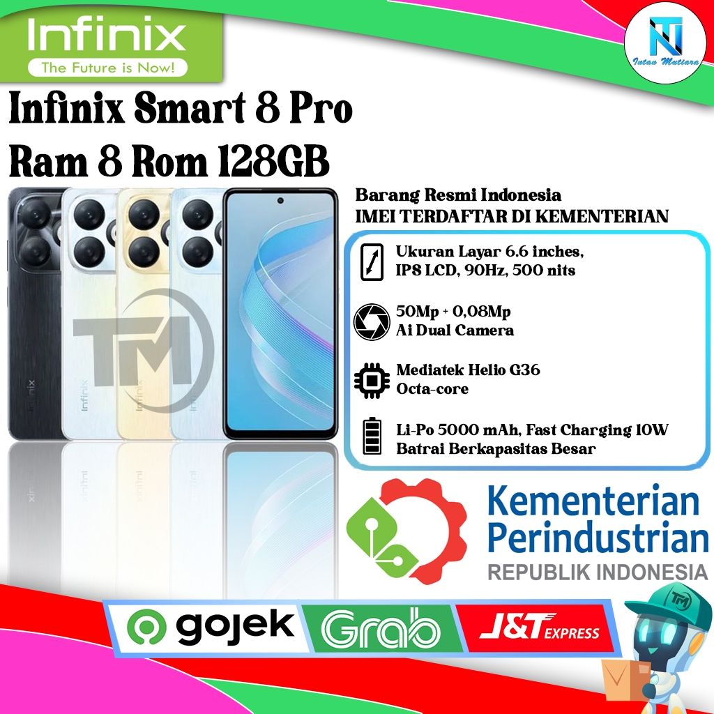 Infinix Smart 8 Pro Ram 4/256GB | Ram 8/128GB
