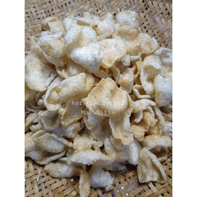 Kerupuk Terasi Udang / Kerupuk matang 150gr