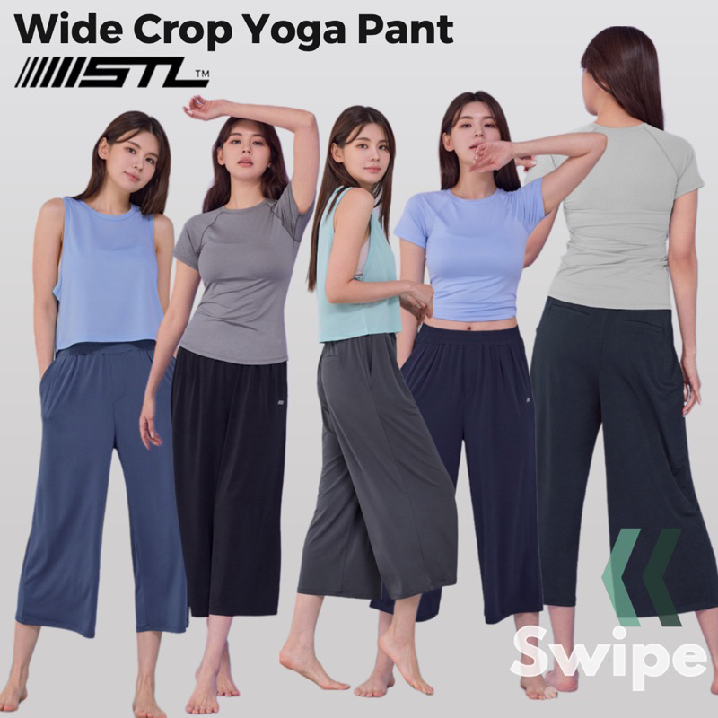 STL Wide Crop Yoga Pant Cullote Sport Celana Kulot Olahraga