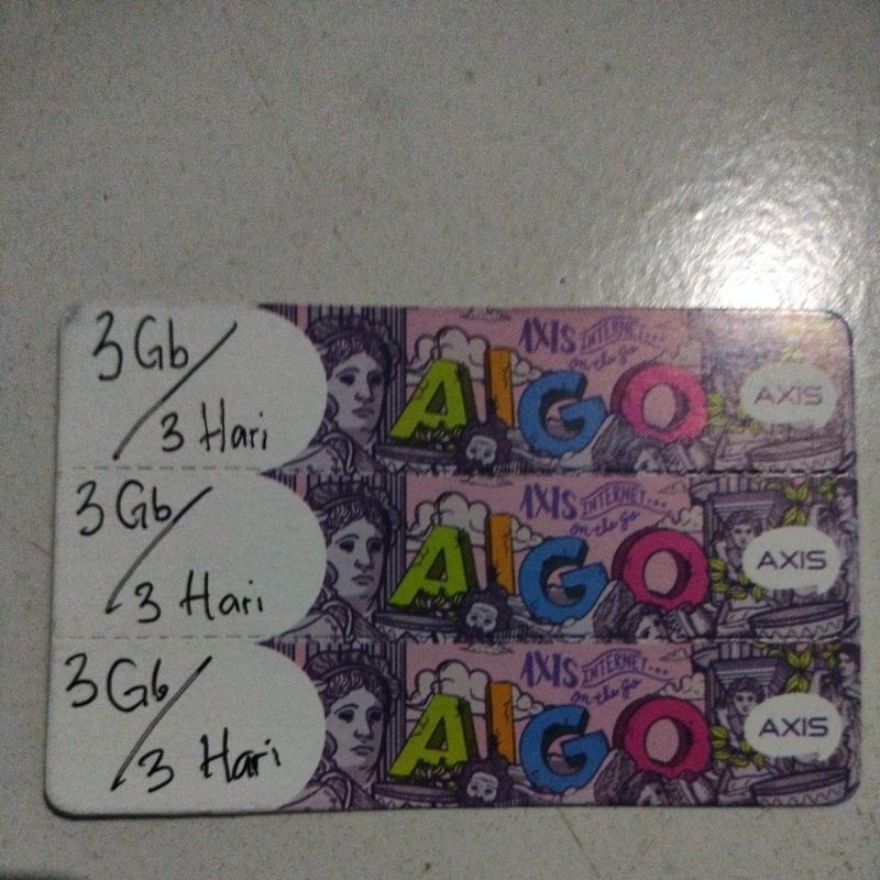 voucer axis 3gb/3hari