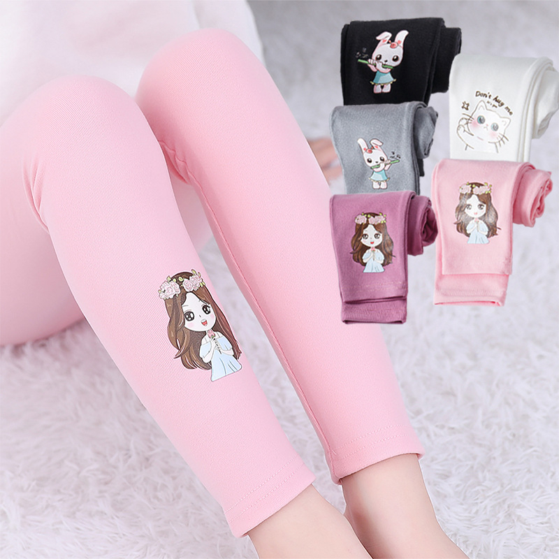 Paket Hemat 3 pcs bundle legging anak perempuan / katun / bawahan anak / motif karakter Bunga Rose /