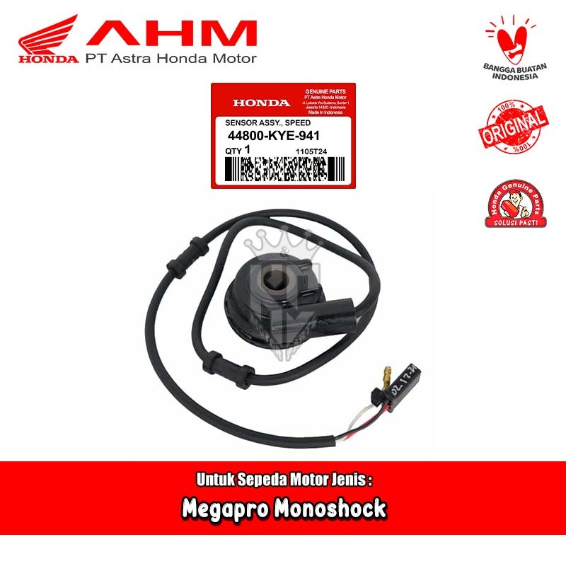 Sensor Keong Speedometer Kabel KM Honda Megapro Monoshock Mono 100% Original AHM 44800-KYE-941