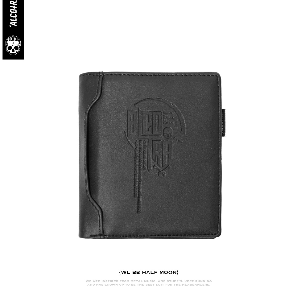 ART C47E WL BB HALF MOON  WALLET BLACK HALF MOON  DOMPET ALCOTRA
