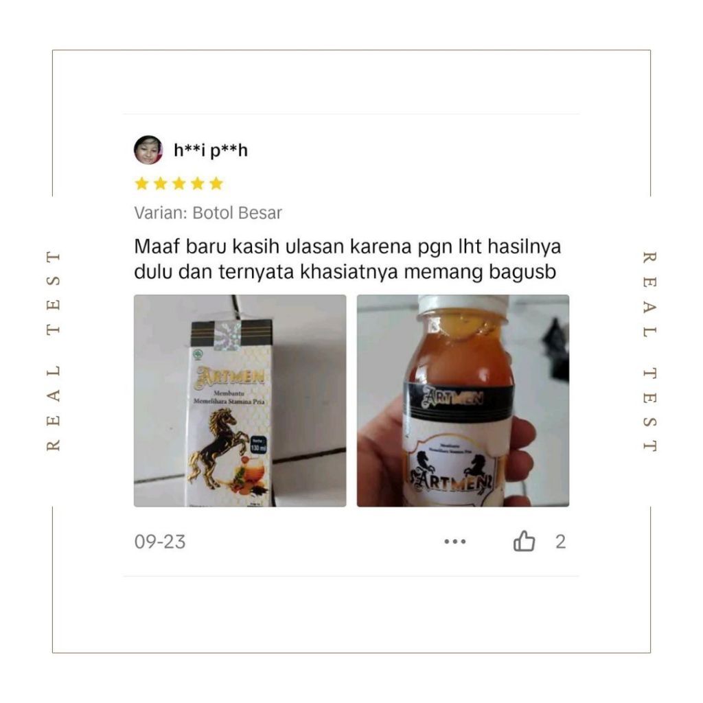 Madu Artmen Madu Stamina dan Vitalitas Pria Dewasa Penambah durasi dan Mempermudah Ereksi Serta prom