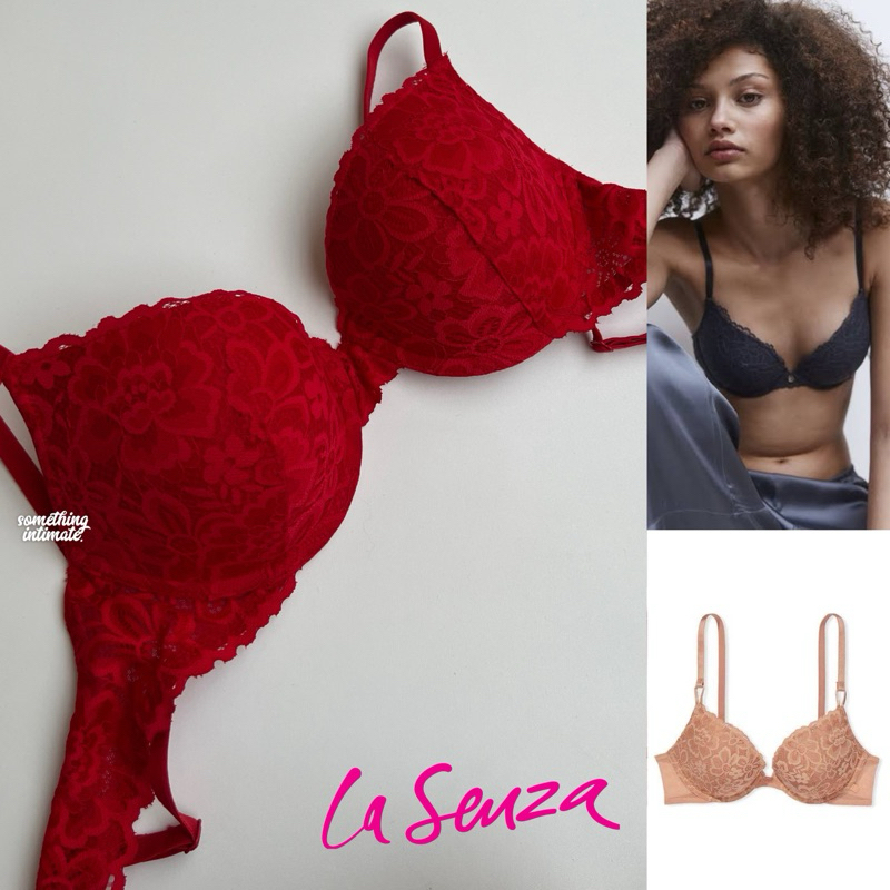 Lasenza Remix Pushup Plunge Bombshell Bra / La Senza Super Push Up Bra / LSZ Lightly Padded Balconet