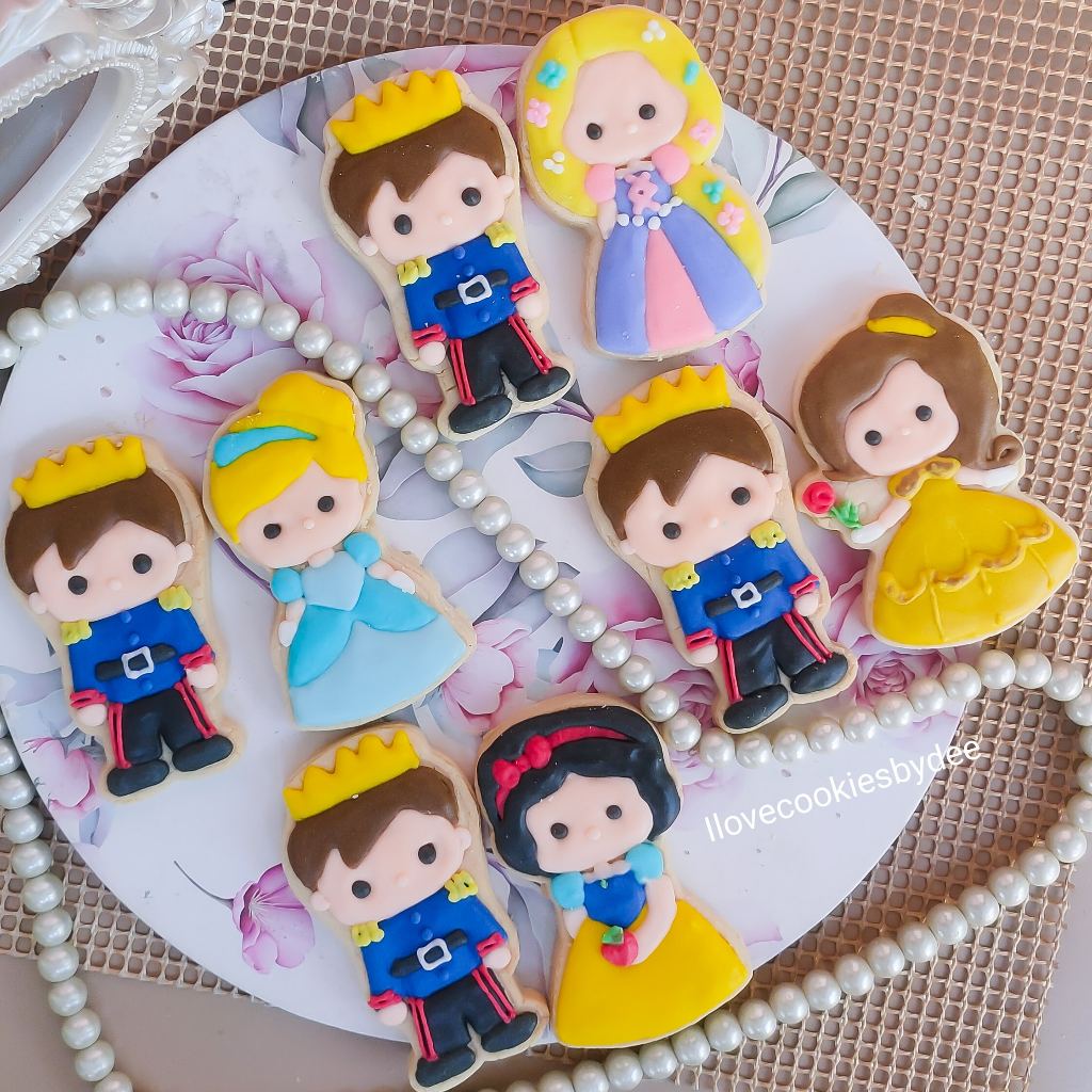 

COOKIES PRINCESS KARAKTER KUKIS HIAS ULANG TAHUN