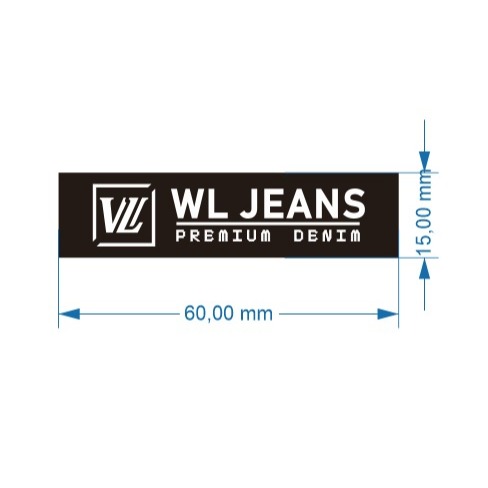 

label woven wl jeans