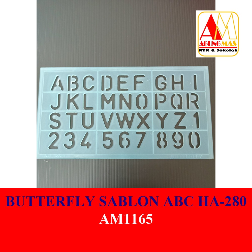 

BUTTERFLY SABLON ABC HA-280