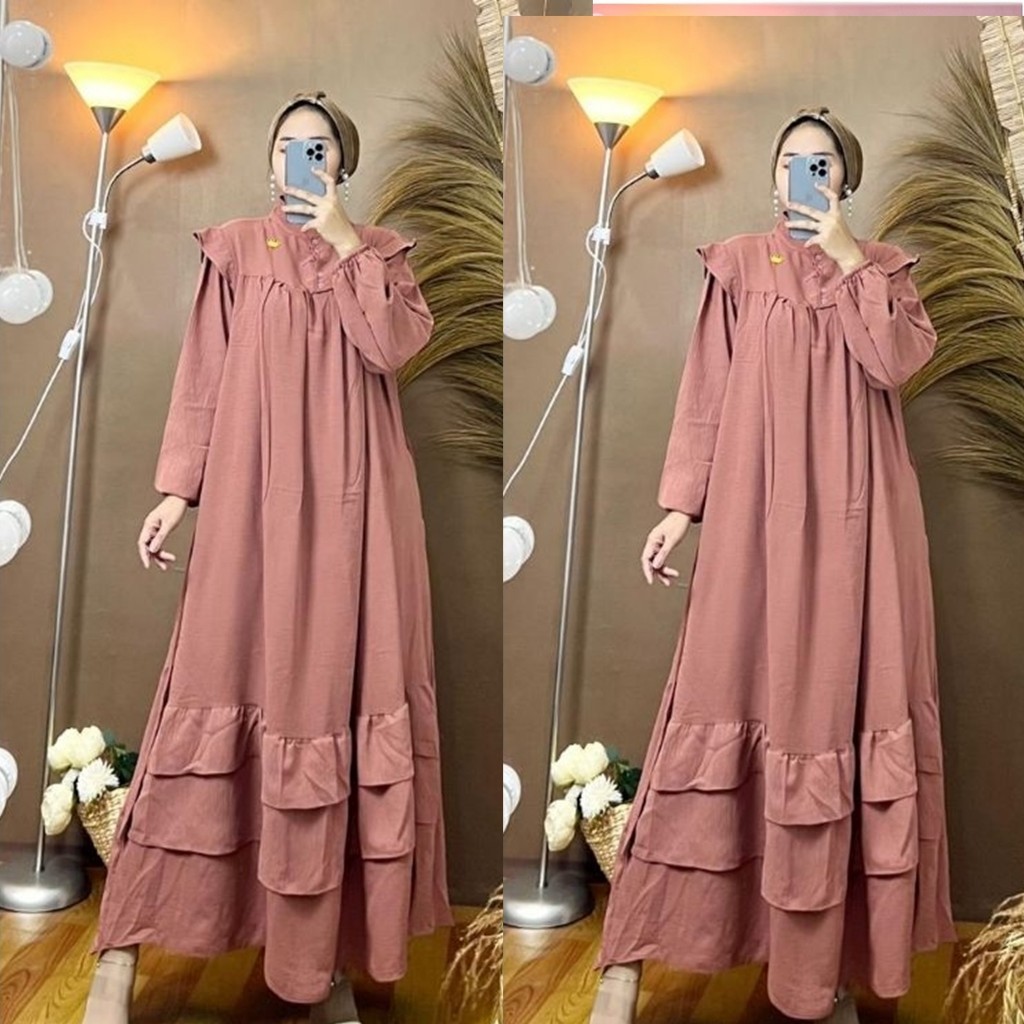 Gamis Warna Pink Peach