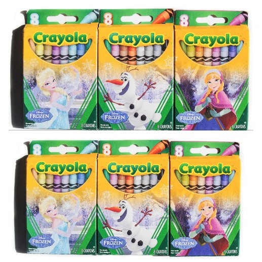 

Crayola Crayon - 8 color Mewarnai Frozen Limmited Edition (1)