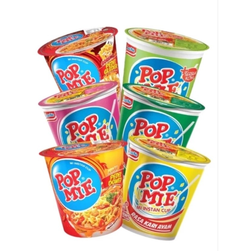 

Pop Mie All Varian Ayam Bawang / Soto / Baso / Kari