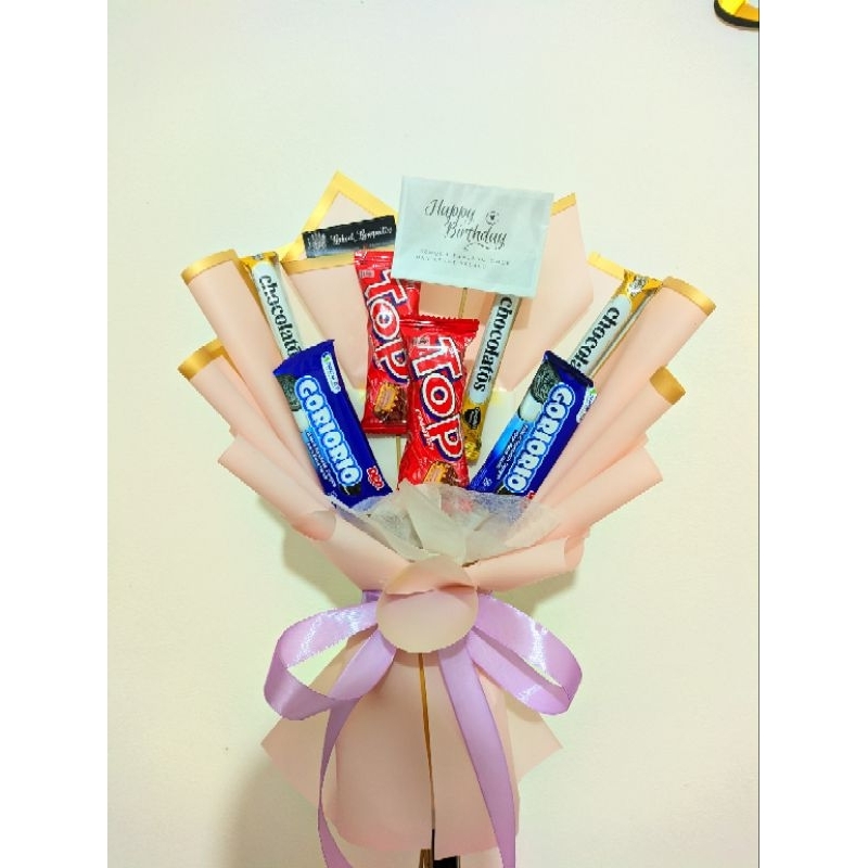 

buket Snack | buket murah | graduation | ulang tahun | kekinian | hampers