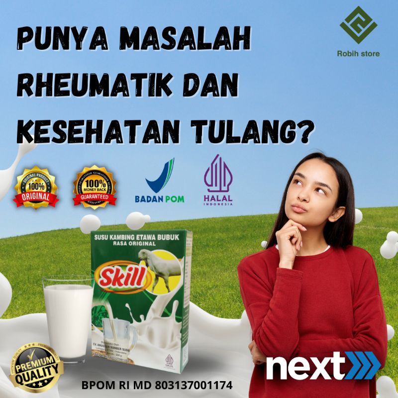 

Basmi rematik dan atasi kesehatan tulang dengan Susu Skill – Susu Kambing Etawa Murni 100%