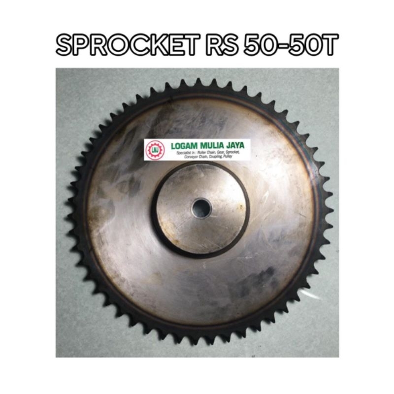 ROLLER CHAIN SPROCKET RS 50 SINGLE GIGI 50T SPROCKET RS 50X50T GEAR GIR RS 50-50T RS 50X50 T RS 50-1