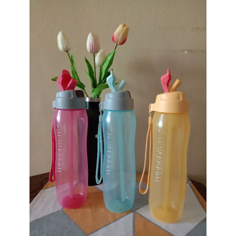 eco bottle straw 750 ml tupperware