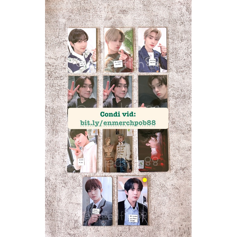 [CEK VARIASI] ENHYPEN OFFICIAL Photocard Poca PC EN-Connect DVD GGUGGU Pack Package 2021 2022 Dilemm