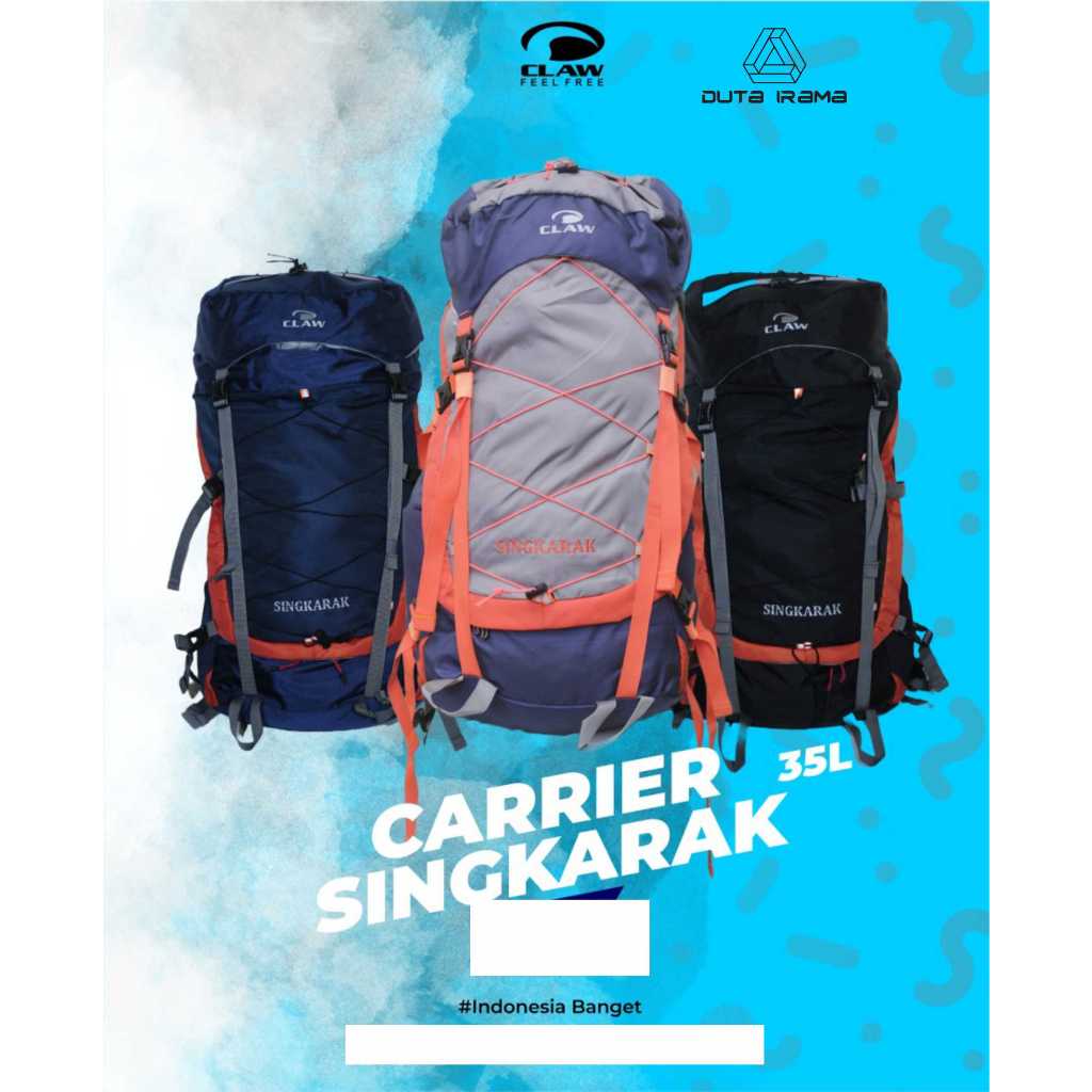 DUTAIRAMA - tas carrier 35 liter Claw SINGKARAK Series