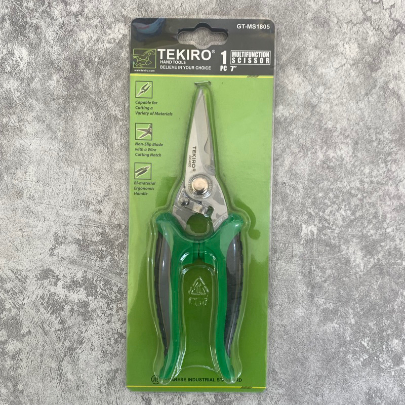 TEKIRO GUNTING SENG 7 INCH / gunting plat 7" TEKIRO / gunting serbaguna 7" TEKIRO