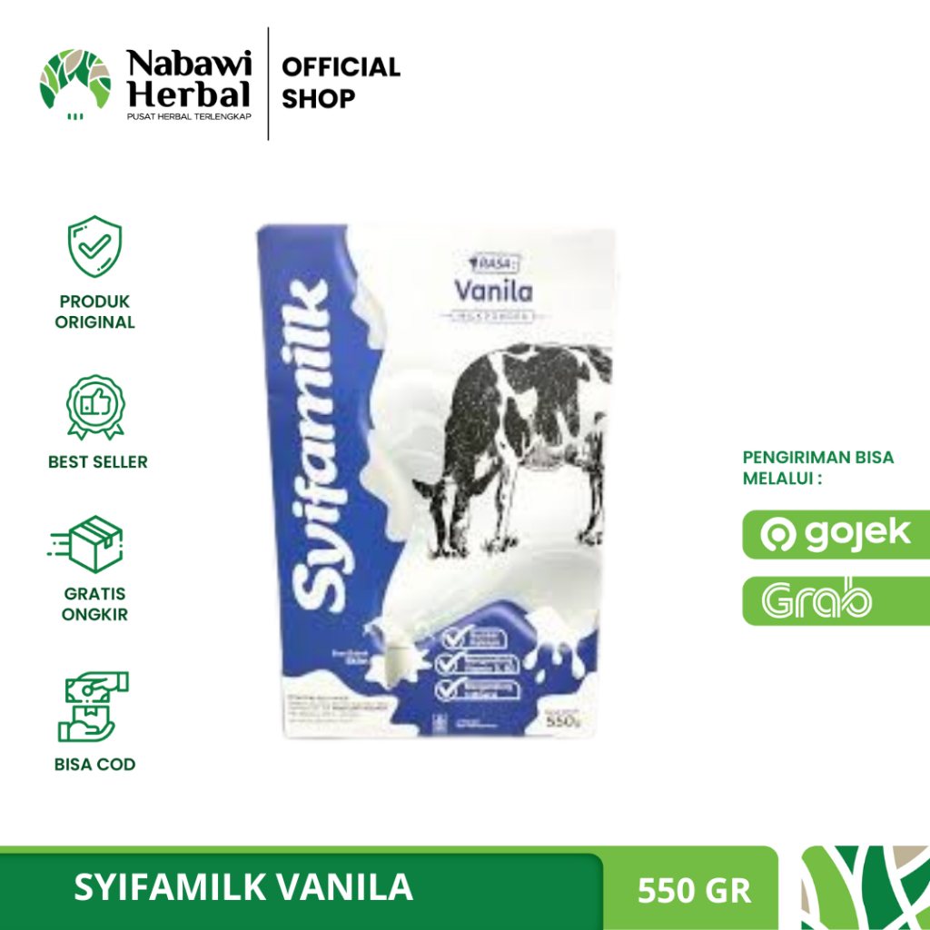 

SYIFAMILK VANILA - Syifamilk Susu Sapi Untuk Penurun Berat Badan - 550 Gram